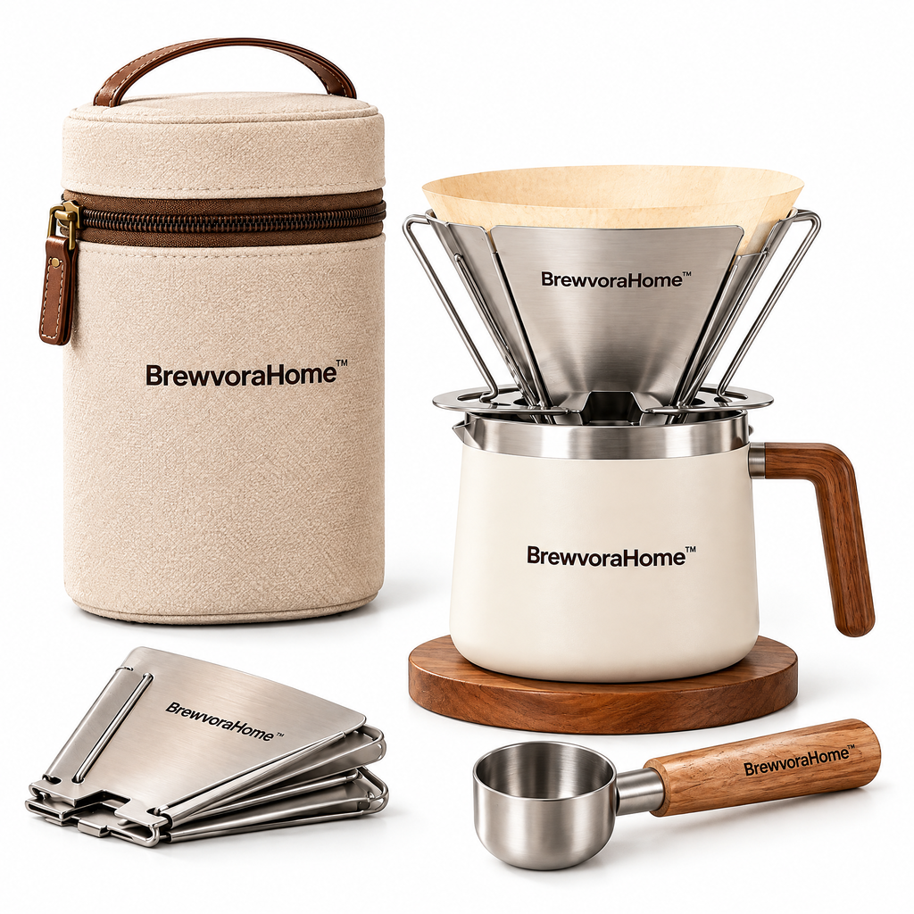 BrewvoraHome™ Portable Coffee Filter Kit