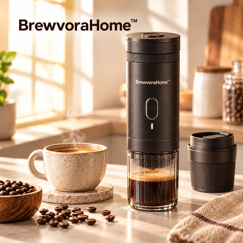 BrewvoraHome™ Portable Coffee Maker