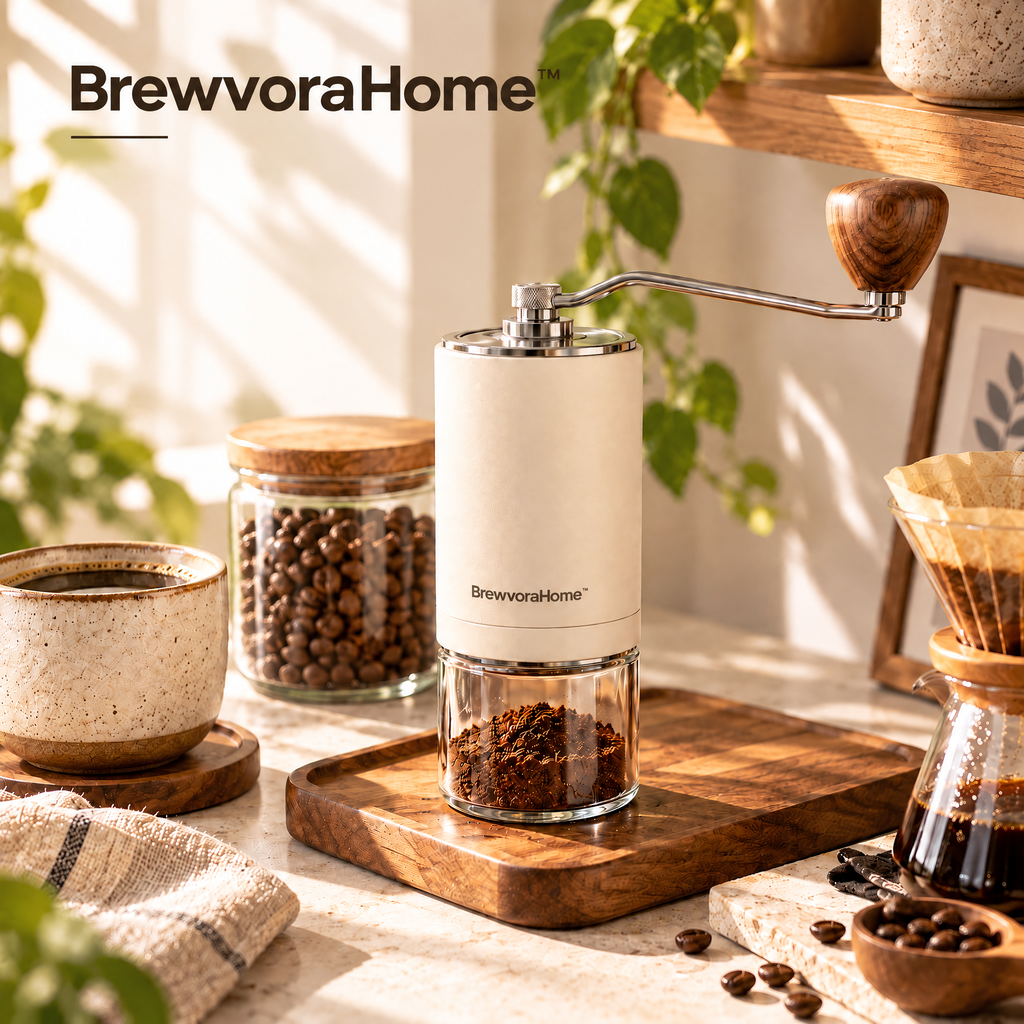 BrewvoraHome™ Manual Coffee Grinder