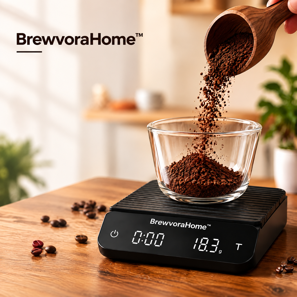 BrewvoraHome™ Digital Coffee Scale