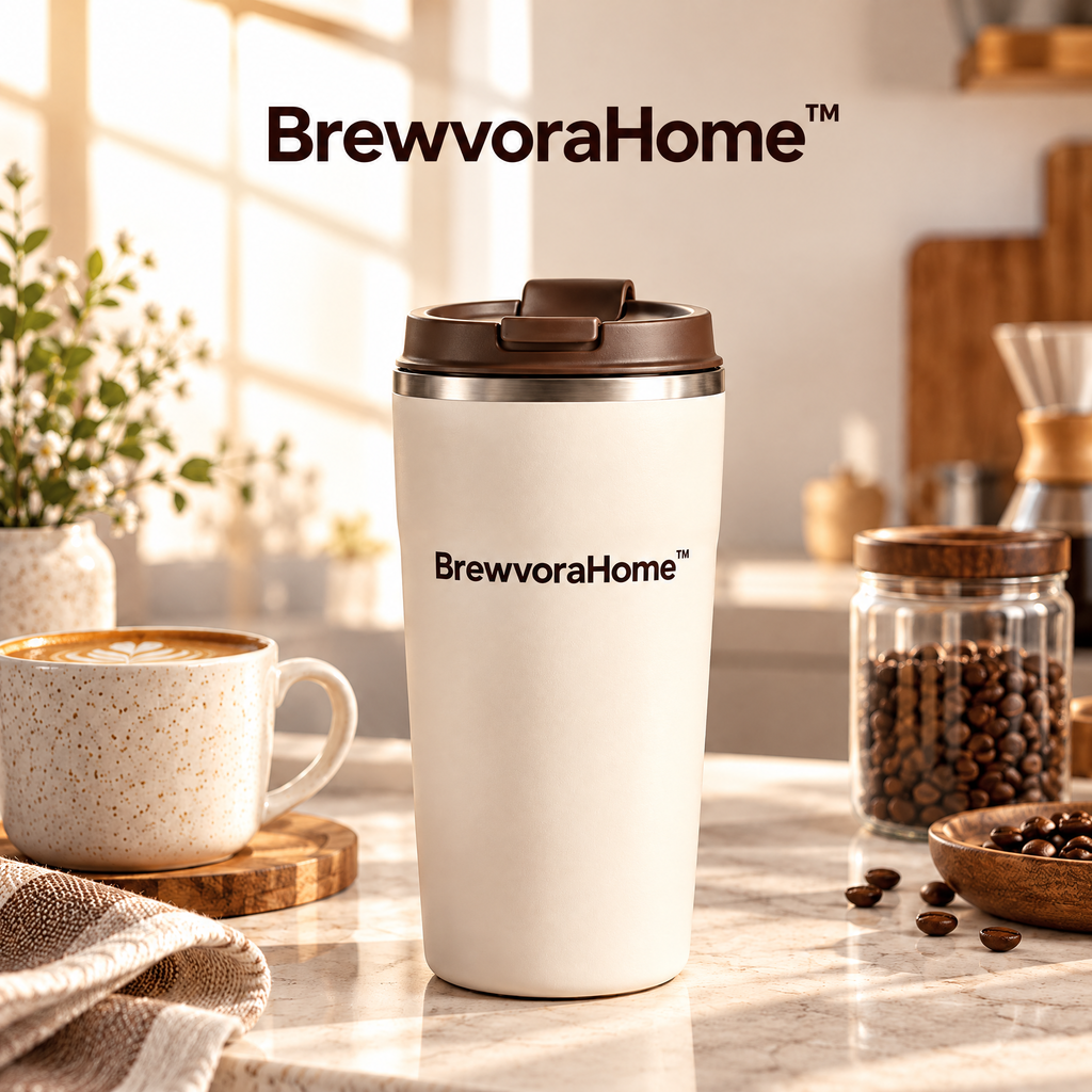 BrewvoraHome™ Insulated Coffee Travel Mug