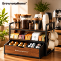 BrewvoraHome™ Coffee Station Organizer