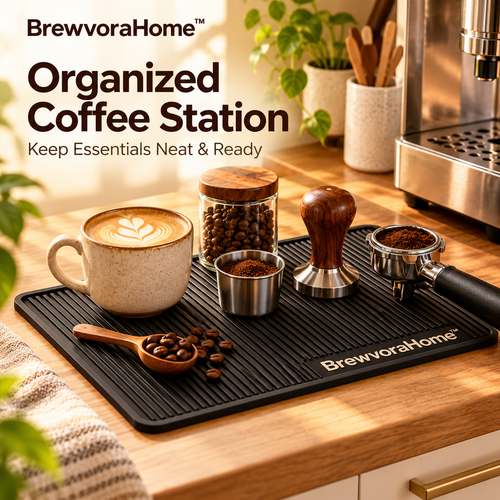 BrewvoraHome™ Coffee Bar Mat