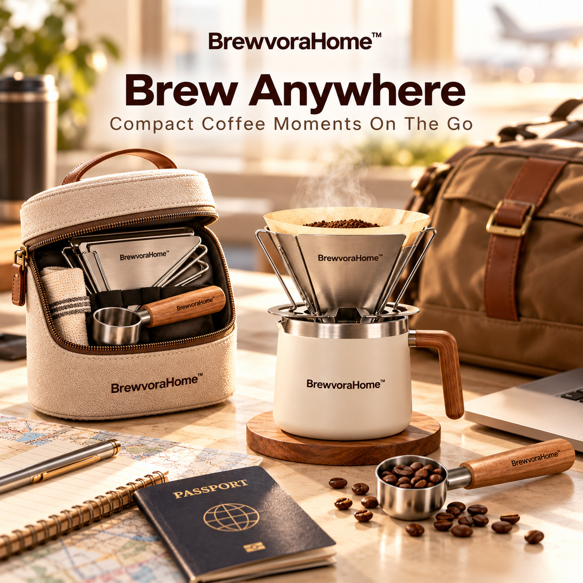 BrewvoraHome™ Portable Coffee Filter Kit