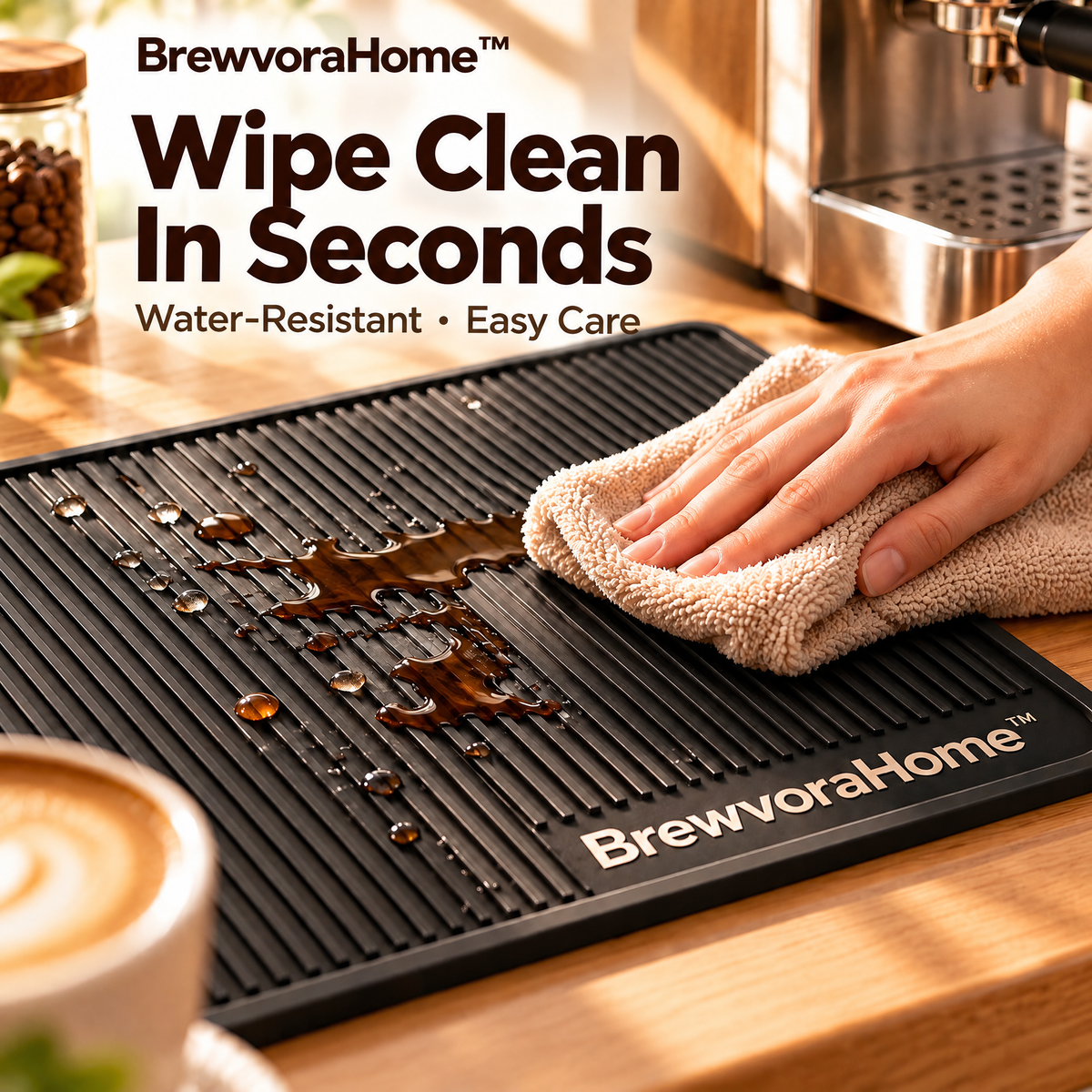 BrewvoraHome™ Coffee Bar Mat