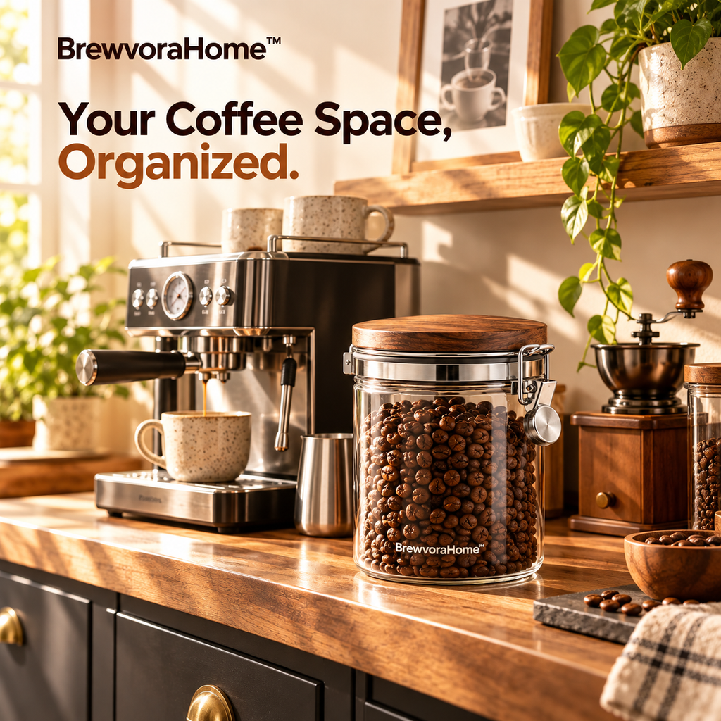 BrewvoraHome™ Coffee Bean Storage Container