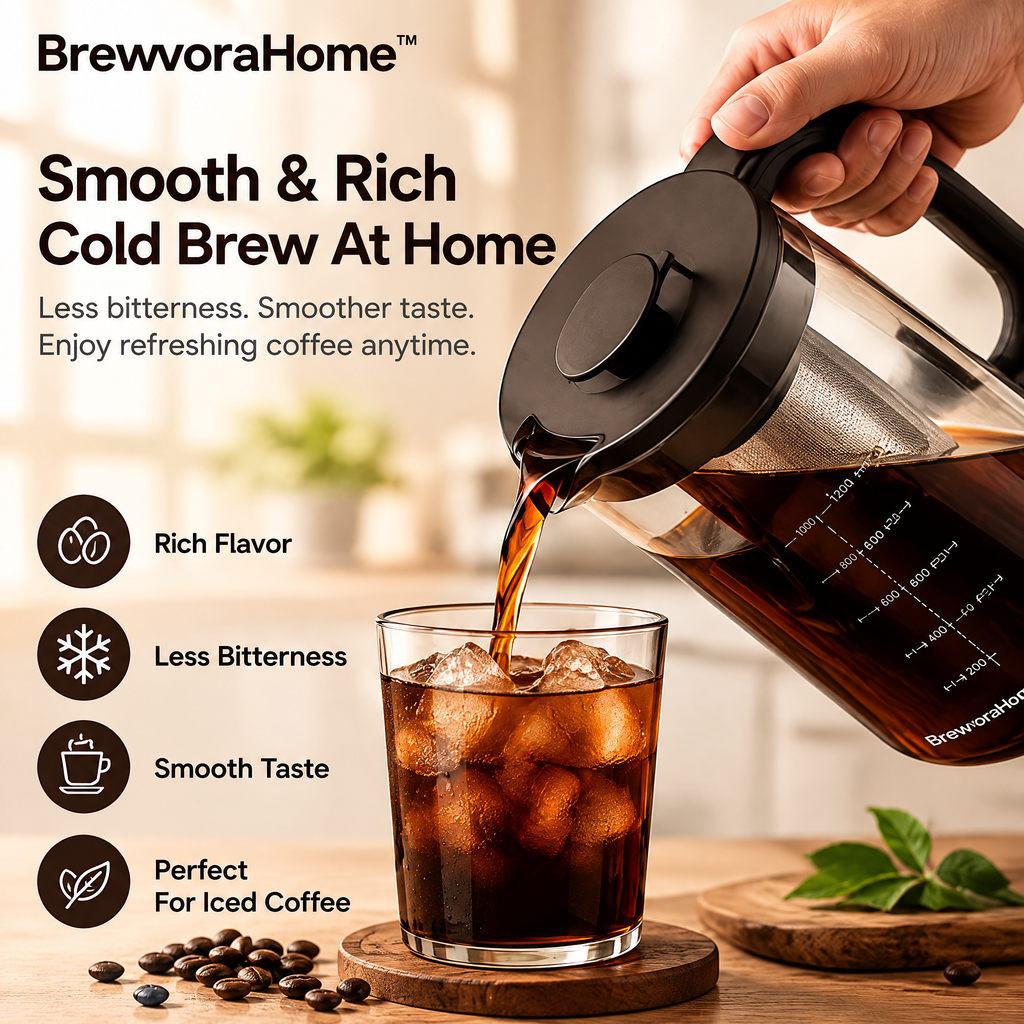 BrewvoraHome™ Cold Brew Coffee Maker