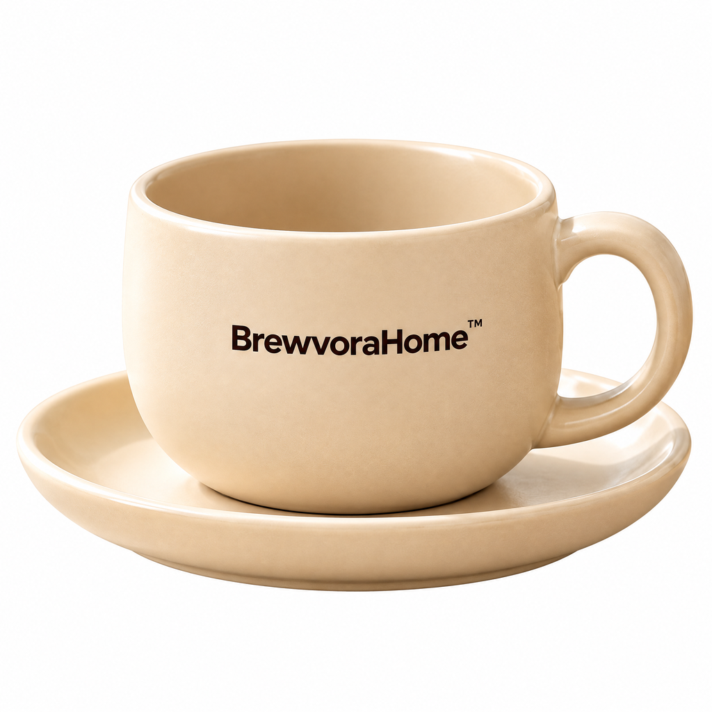BrewvoraHome™ Ceramic Coffee Cup Set