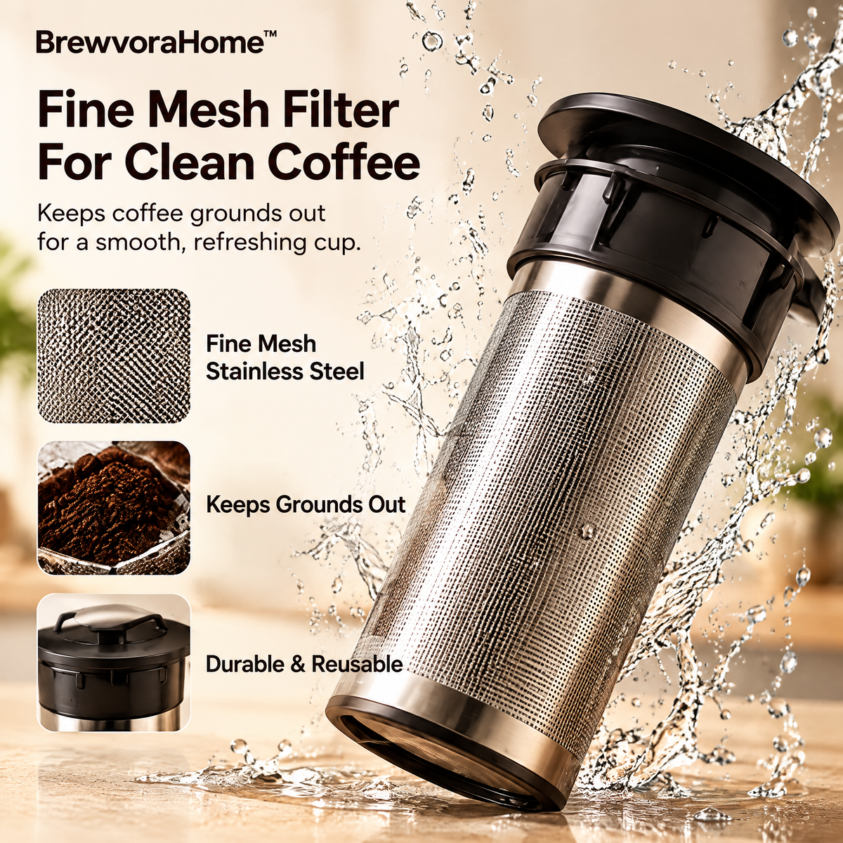 BrewvoraHome™ Cold Brew Coffee Maker