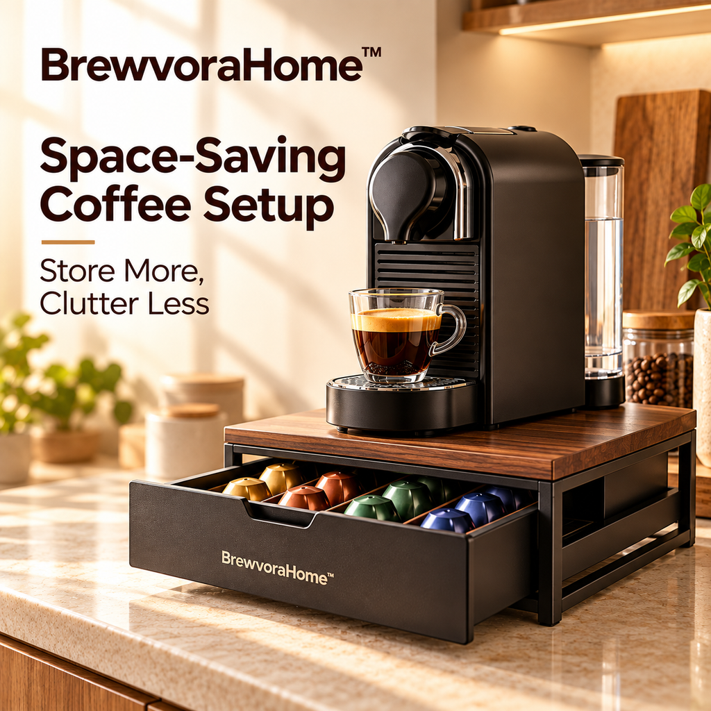 BrewvoraHome™ Coffee Capsule Storage Drawer