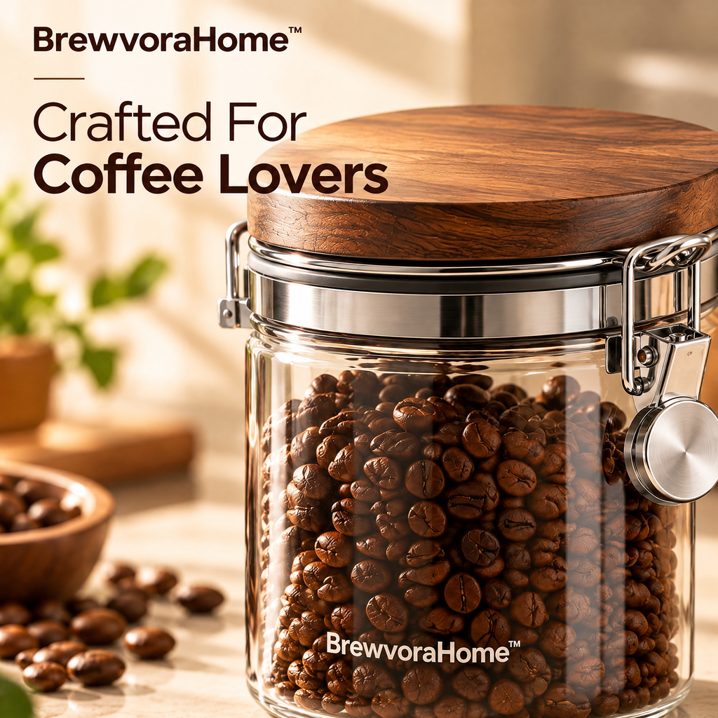 BrewvoraHome™ Coffee Bean Storage Container