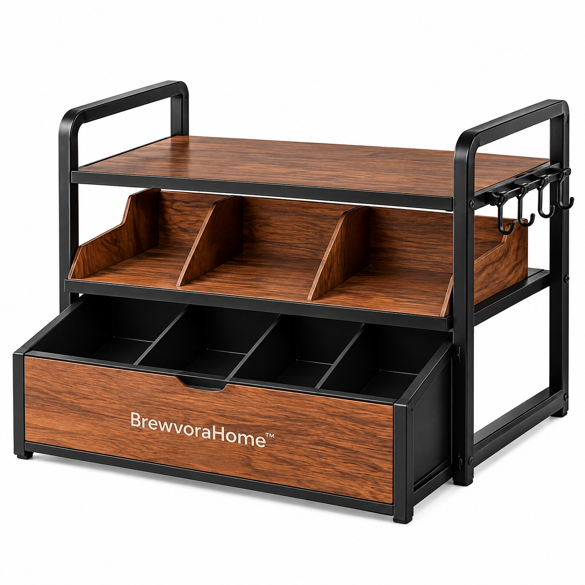 BrewvoraHome™ Coffee Station Organizer